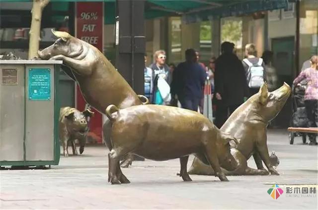 園林景觀設計中的動物小品，一不小心驚醒了精靈